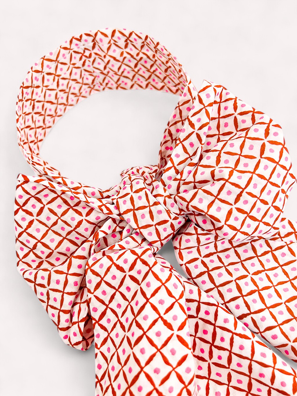 Scarf Belt Dotty Mustard