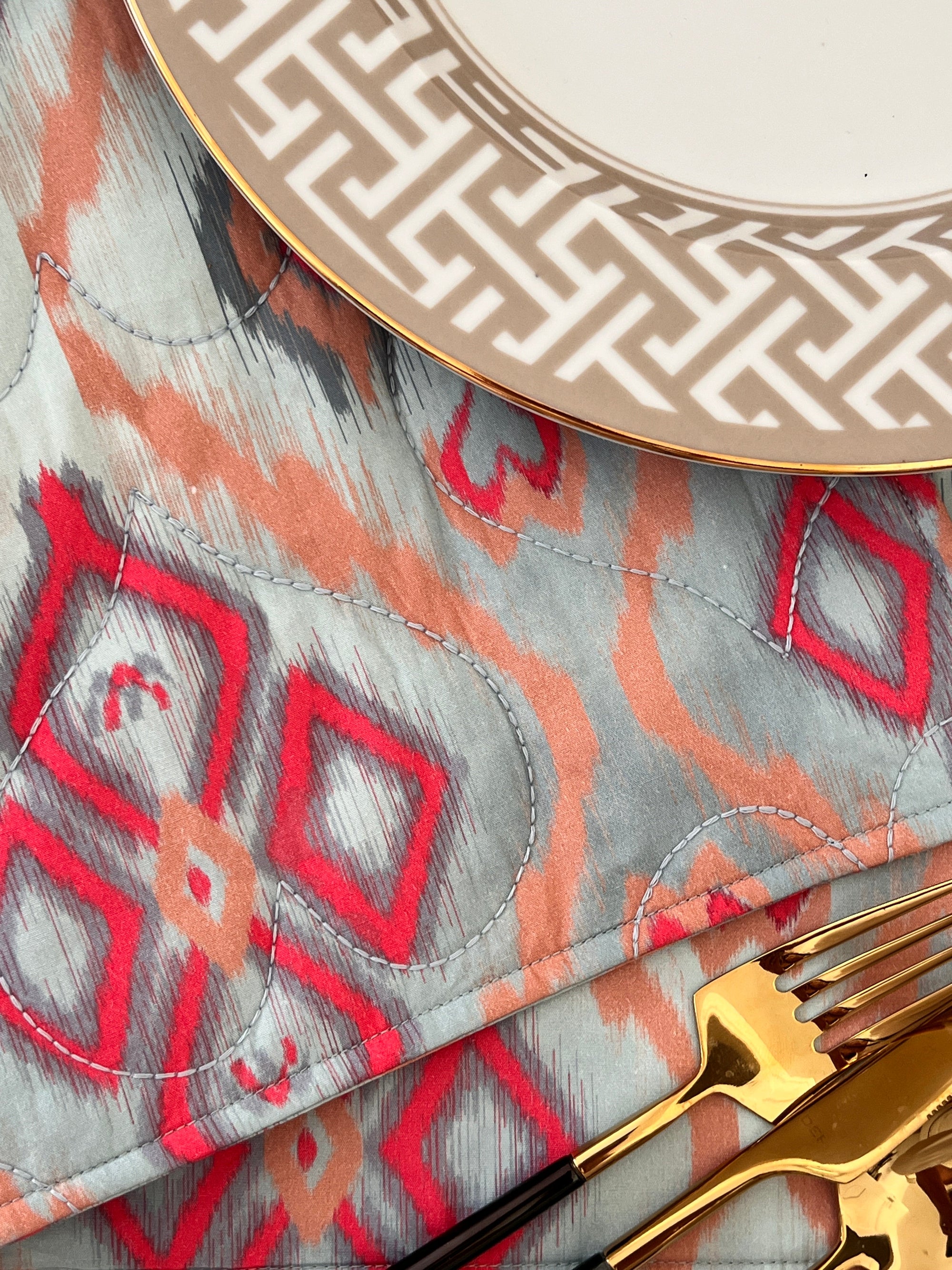 Placemat Ikat Sorbet