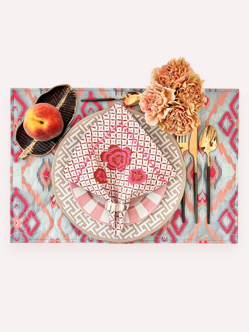 Placemat Ikat Sorbet