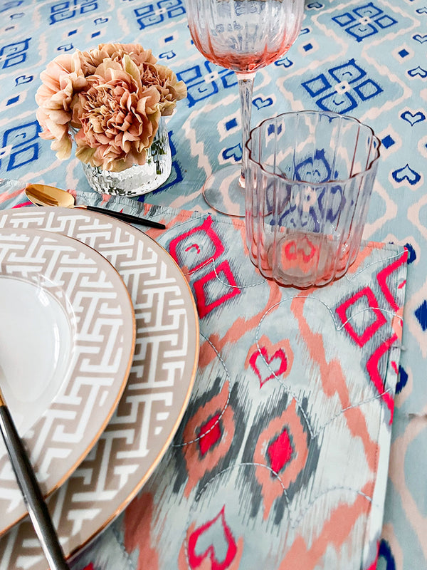 Placemat Ikat Sorbet