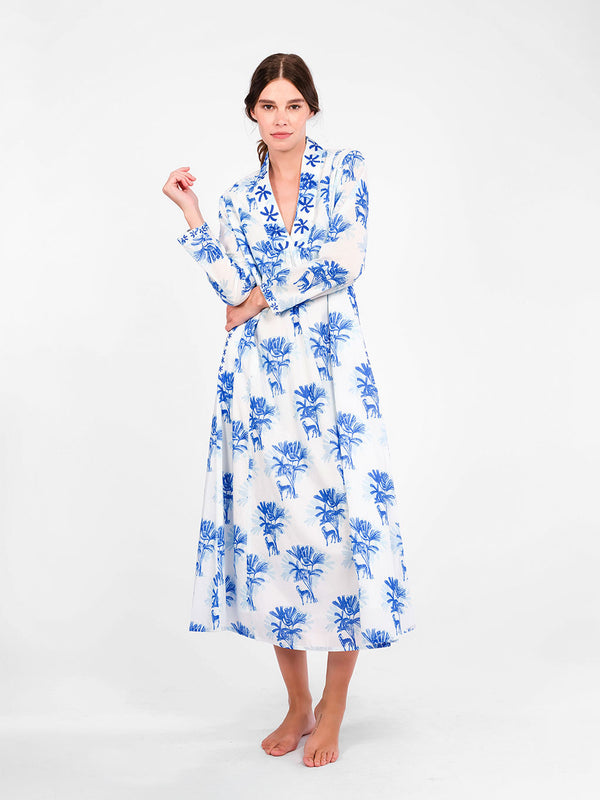 Model showcasing the beautiful drape of the Sandalwood resort maxi dress.