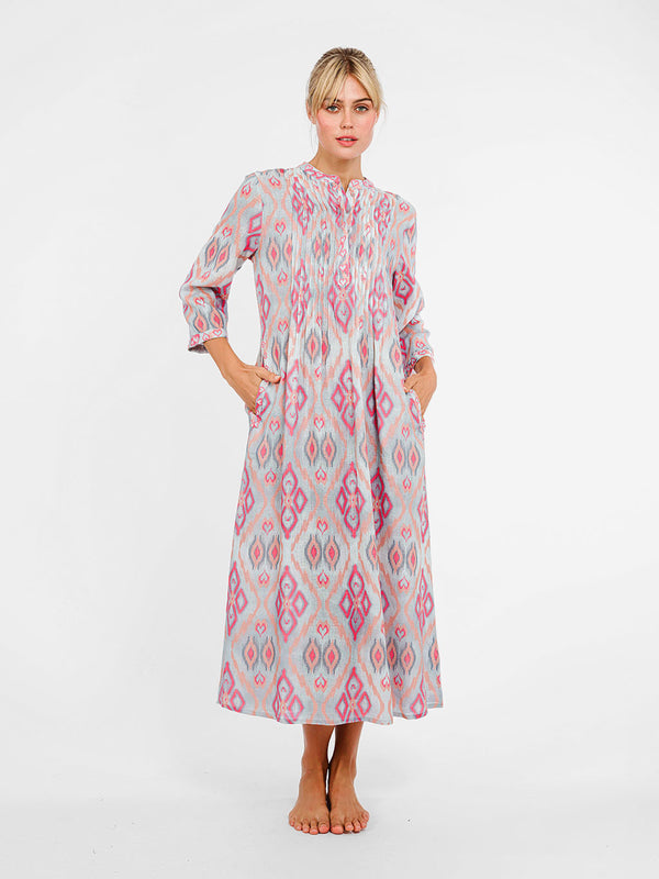 Woodruff Dress Ikat Sorbet