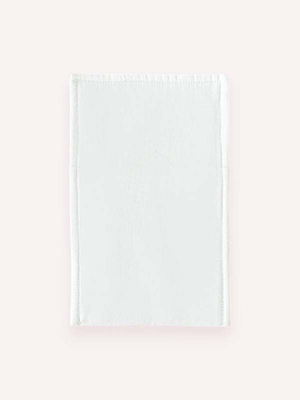 Cutlery Bag Monkey Embroidery On White