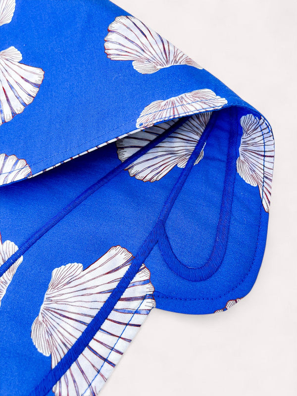 Placemat Shells on Blue