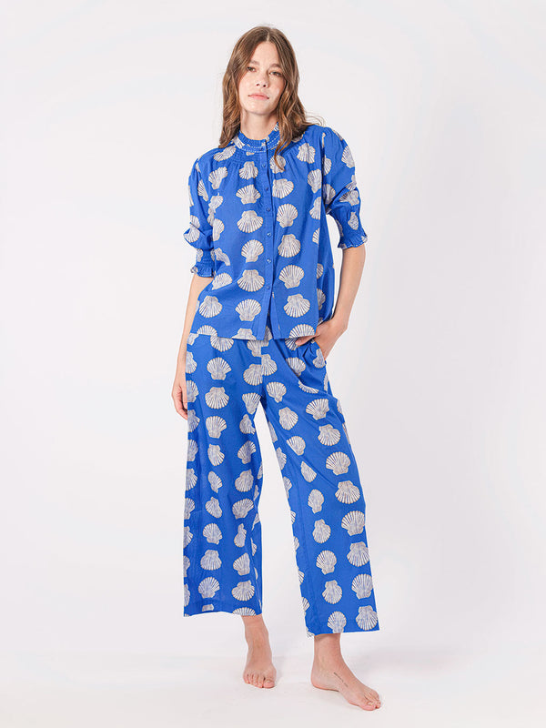 Fennel Pants Shells on Blue