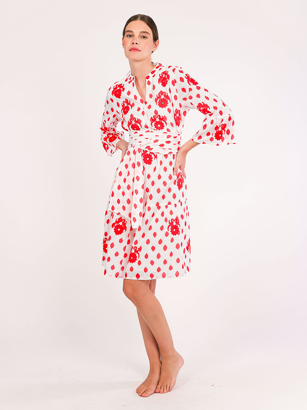 Scarf Belt Dots Red